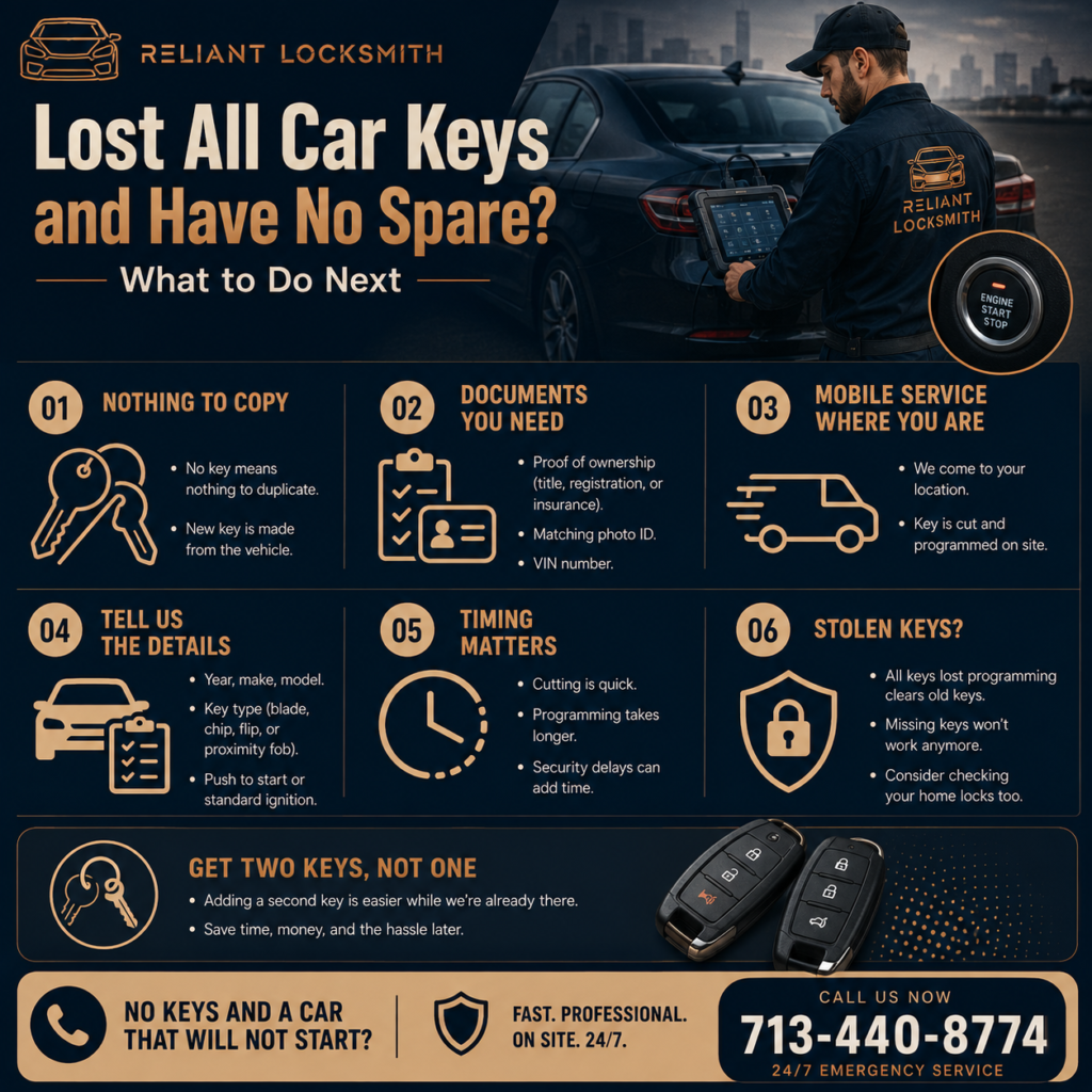Lost All Car Keys and Have No Spare: What to Do Next