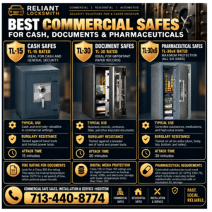 Best Commercial Safes for Cash, Documents, and Pharmaceuticals